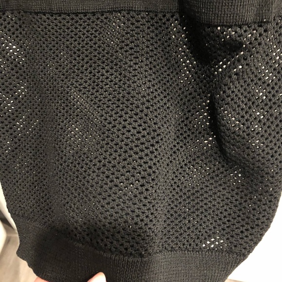 Rachel Roy Mesh Black Dress - Picture 4 of 5